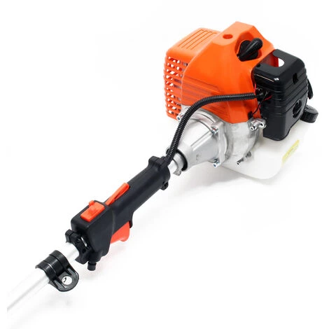 WILTEC Coupe Gazon 5en1 Essence 1,3kW 1,76CV Tronçonneuse élagueuse Débroussailleuse Coupe-bordure & Haies 3 WILTEC Coupe Gazon 5en1 Essence 1,3kW 1,76CV Tronçonneuse élagueuse Débroussailleuse Coupe-bordure & Haies – Image 3