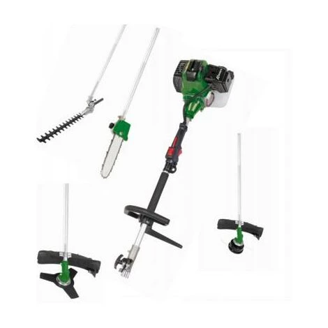 HELIOTRADE Kit 4 En 1 Tronçonneuse Débroussailleuse Taille Haie élagueuse Thermique 1 HELIOTRADE Kit 4 En 1 Tronçonneuse Débroussailleuse Taille Haie élagueuse Thermique