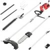 VIDAXL Outil De Jardinage électrique Polyvalent 4 En 1 900 W - Rouge - Lots D'outils De Jardin à Moteur - Rouge - Rouge