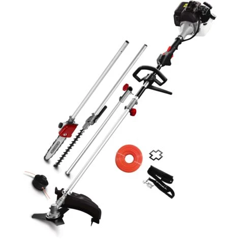 BIGB Pack Jardin 4 En 1 - Débroussailleuse, Taille Haie, Coupe Bordure, élagueuse, 33 Cm3 1 BIGB Pack Jardin 4 En 1 - Débroussailleuse, Taille Haie, Coupe Bordure, élagueuse, 33 Cm3