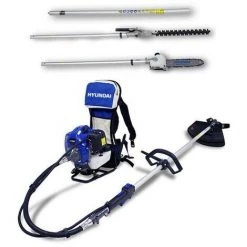 Outil de jardin motorisĂ© Soldes 22 HYUNDAI Kit Multifonction Thermique à Dos 52 Cm3 HCOMBIBP50