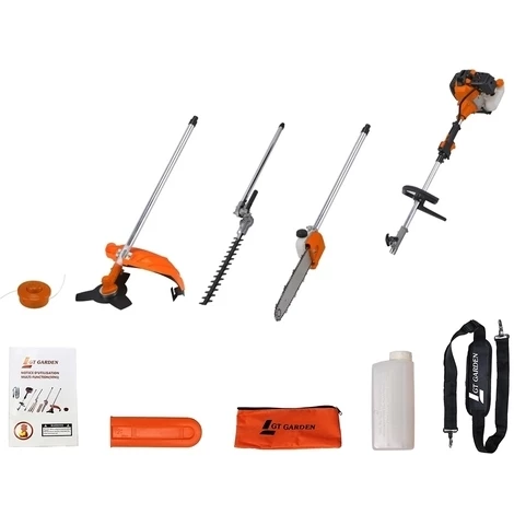 GT GARDEN Multifonction Thermique 4 En 1 : Tronçonneuse - Débroussailleuse - Taille-haies 5 GT GARDEN Multifonction Thermique 4 En 1 : Tronçonneuse - Débroussailleuse - Taille-haies – Image 5