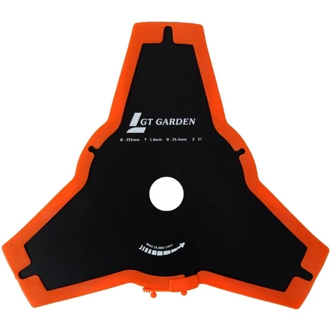 GT GARDEN Lame 3 Dents Pour Débroussailleuse Et Multifonction 4 En 1 2 GT GARDEN Lame 3 Dents Pour Débroussailleuse Et Multifonction 4 En 1 – Image 2