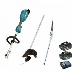 Outil Multifonctions Makita 18V DUX18 + Débroussailleuse + Taille Haies + 2 Batt 3Ah