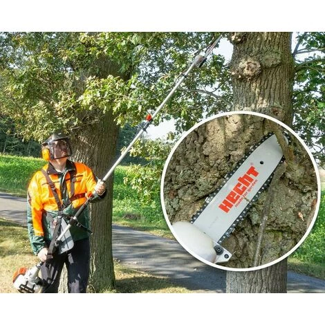 Hecht Jardin 1331 4en1 1,1 KW / 1,5 Cv Outil Multifonctionnel Débroussailleuse Tronçonneuse Coupe-herbe Taille-haies 3 Hecht Jardin 1331 4en1 1,1 KW / 1,5 Cv Outil Multifonctionnel Débroussailleuse Tronçonneuse Coupe-herbe Taille-haies – Image 3