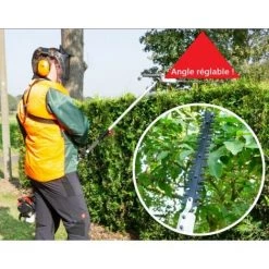 Hecht Jardin 1331 4en1 1,1 KW / 1,5 Cv Outil Multifonctionnel Débroussailleuse Tronçonneuse Coupe-herbe Taille-haies 9 Hecht Jardin 1331 4en1 1,1 KW / 1,5 Cv Outil Multifonctionnel Débroussailleuse Tronçonneuse Coupe-herbe Taille-haies -Outil de jardin motorisé Soldes 42017600 5