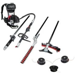 Pack SCHEPPACH Outil Multifonctions 4en1 52cc à Dos - MFH5300-4BP - 2 Bobines - 430-450 Mm