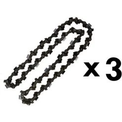 GT GARDEN Lot De 3 Chaînes 44 Maillons Pour Multifonction 4 En 1 Et Outil Sur Perche