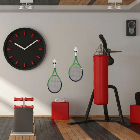 Relaxdays Supporte Appareils, Jeu De 2, Auto Collant, 3 Kg De Capacité, Maison Et Jardin, Acier , Balai, Argenté 4 Relaxdays Supporte Appareils, Jeu De 2, Auto Collant, 3 Kg De Capacité, Maison Et Jardin, Acier , Balai, Argenté – Image 4