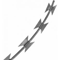 NOVA Mot De L'OTAN OTAN ELICOIDAL COISTINE EN GALVANISED SEET Fil De Fer Barbelé NATO Rouleau Hélicoïdal Acier Galvanisé 60 M Taille : 60 M -Outil de jardin motorisé Soldes 57096417 4