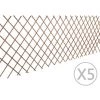 NOVA Fence Avec Clôture Pyliccio Dans Un Ensemble De Salice Naturel 5 Pcs Extensibles Différentes Tailles Clôture En Treillis De Saule 5 Pcs 180x90 Cm Taille : 180x90 Cm