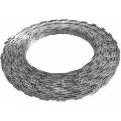 NOVA Fil De Barbelé En Rotal 100m Dans La Clôture De Clôture Clôture Clôture Terre Fil Barbelé NATO BTO-22 100 M Acier