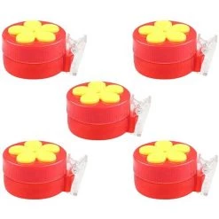 Fei Yu Nouveau Clip Colibri Feeder Mini Handheld Bird Feeder Outdoor Colibri Feeder Pour Jardin Jardin Pots Et Autres Décorations 5pcs