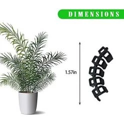 GALOZZOIT Clips De Support Pour Plantes, 200 Pièces 90 Degrés Formateur De Tiges De Plantes Cintreuses De Plantes Clips D'Entraînement à Faible Stress -Outil de jardin motorisé Soldes 59853897 4