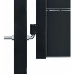 NOVA Porte En Acier Résistant Avec Clés Anthracites Différentes Tailles Taille : 100 X 81 Cm -Outil de jardin motorisé Soldes 59980536 3