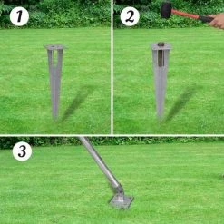 NOVA La Clôture Sur Le Net Avec Des Pointes En Acier Galvanisé Différentes Tailles Taille : 15x1,25 M -Outil de jardin motorisé Soldes 59982102 3