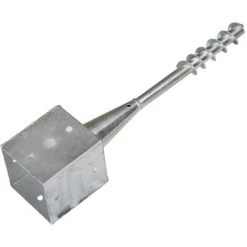 NOVA 12 X 12 X 56 Cm Terre D'argent En Acier Galvanisé Dans Différentes Quantités Des Modèles : 6 PCS -Outil de jardin motorisé Soldes 59995353 3