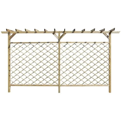 NOVA Fence En Latex Avec Du Jardin En Bois Pergola 1 NOVA Fence En Latex Avec Du Jardin En Bois Pergola