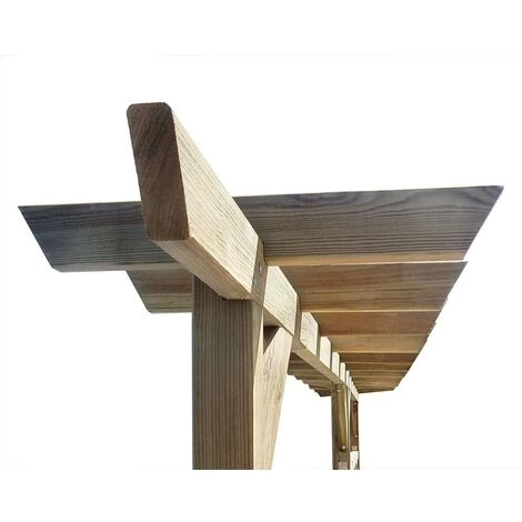 NOVA Fence En Latex Avec Du Jardin En Bois Pergola 3 NOVA Fence En Latex Avec Du Jardin En Bois Pergola – Image 3