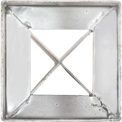 NOVA Géquettes Terrestres En Argent 12x12x89 Cm En Acier Galvanisé Dans Différentes Quantités Des Modèles : 6 PCS -Outil de jardin motorisé Soldes 59996498 5