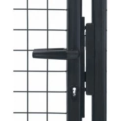 NOVA Portes De Jardin En Acier Galvanisé Avec Des Clés Grises Différentes Tailles Taille : 100 X 175 Cm -Outil de jardin motorisé Soldes 60806780 3