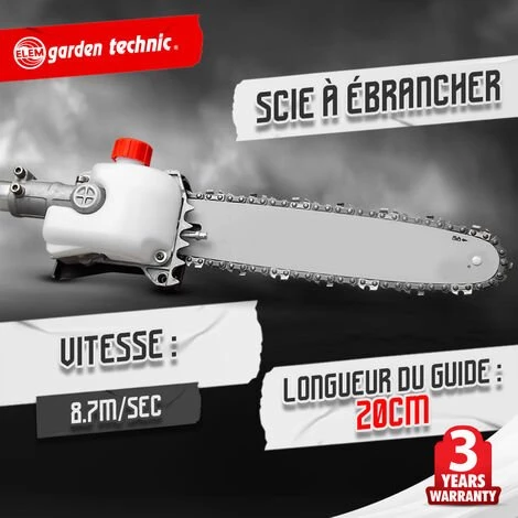 ELEM GARDEN TECHNIC Scie A Ebrancher - Taille Haies 1000W Oregon 4 ELEM GARDEN TECHNIC Scie A Ebrancher - Taille Haies 1000W Oregon – Image 4